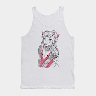 Suicide girl D.Va Tank Top